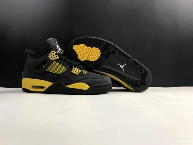 Retro Jordan 4 Air 308497-008 Thunder 0921